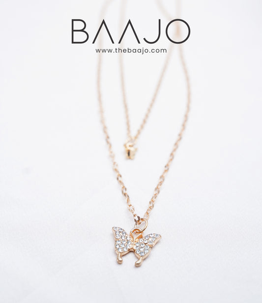 Golden Butterfly Necklace