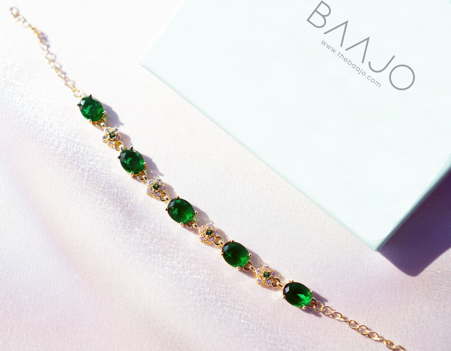 Lush Green Zirconia Bracelet