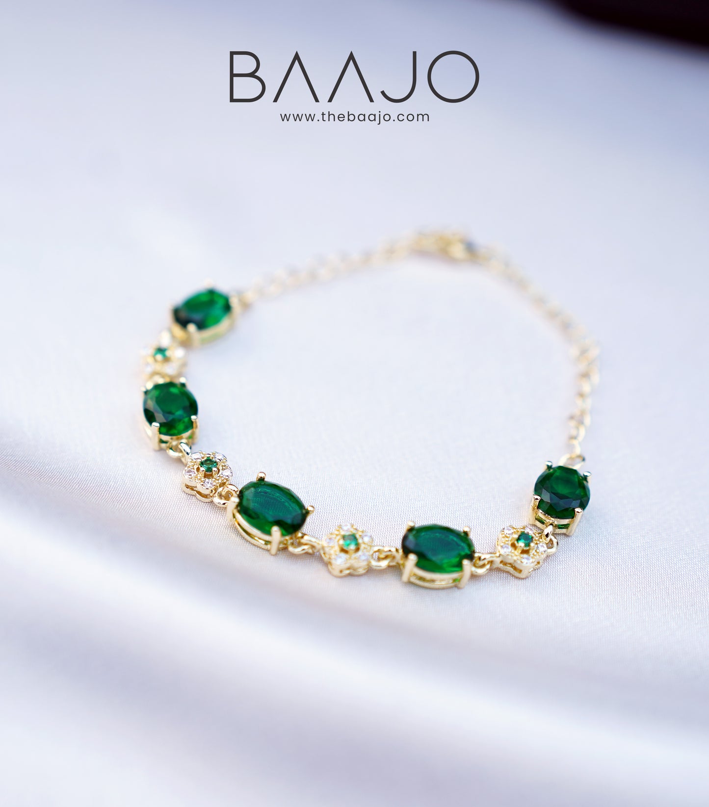 Lush Green Zirconia Bracelet