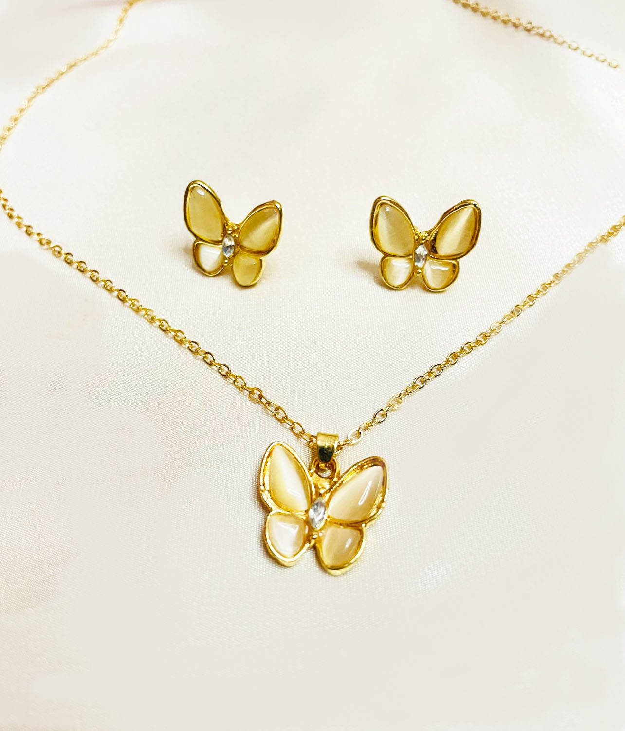 Butterfly Necklace Set