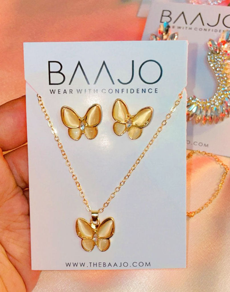 Butterfly Necklace Set