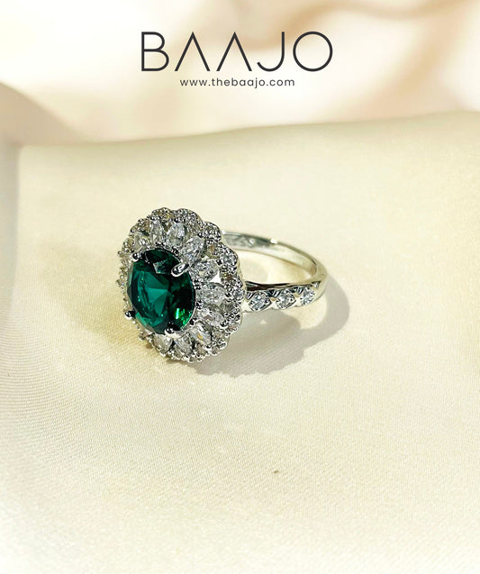 Eco Emerald Ring