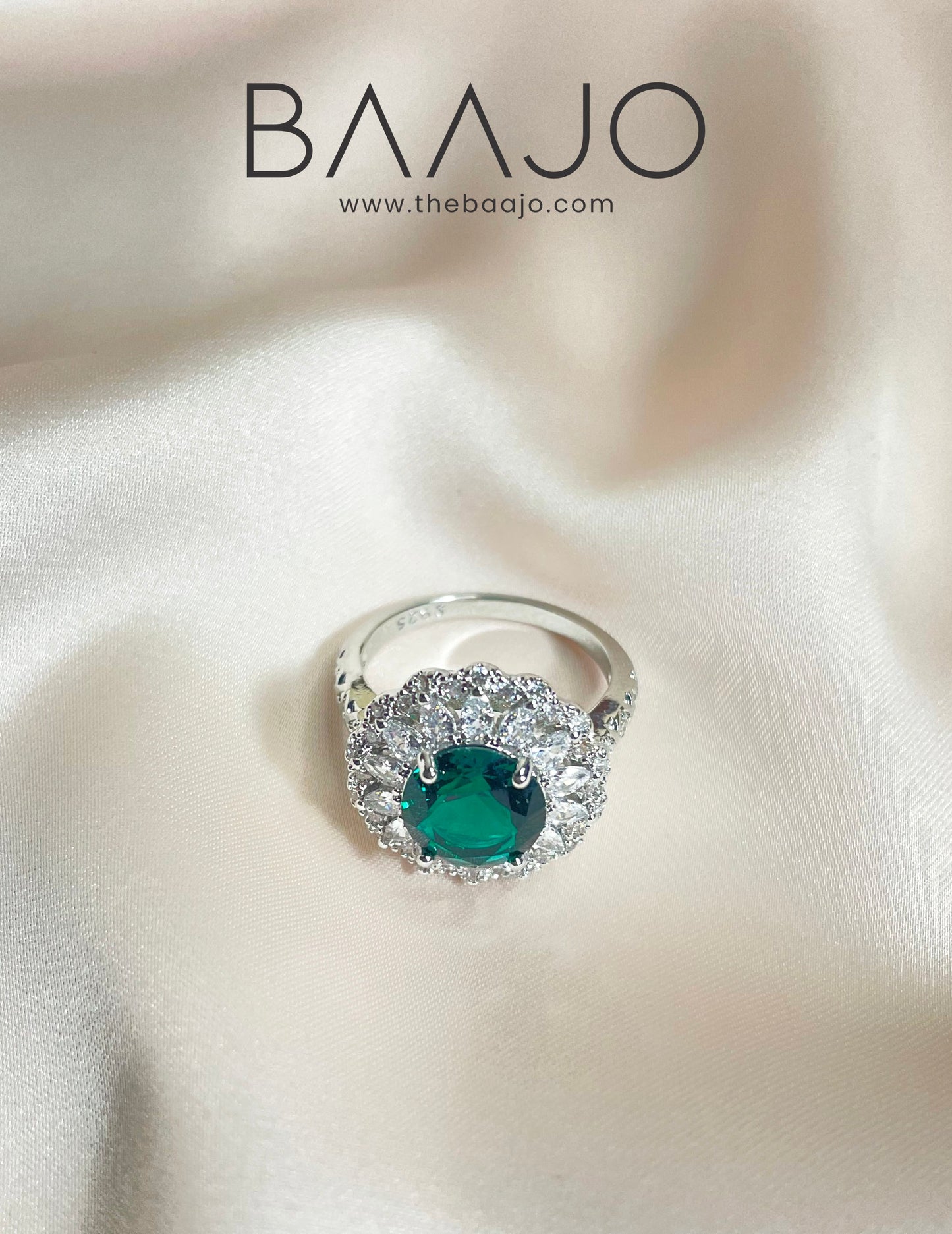 Eco Emerald Ring