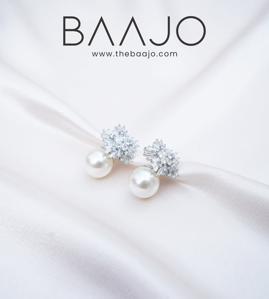 Elegante Earrings - Silver